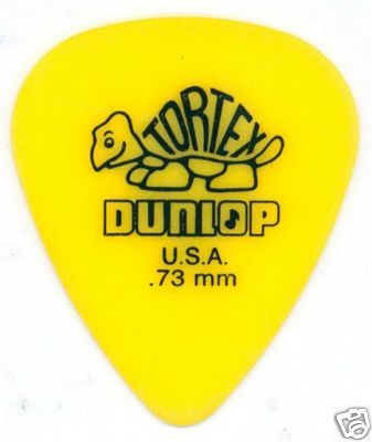 12 Pack of Dunlop Tortex Standard Flatpick .73mm