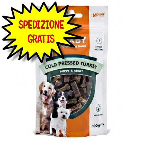 BOXBY SNACK COLD PRESSED TURKEY TREAT (TACCHINO) 100 G
