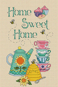 Free Charts Cross Stitch Home Sweet Home