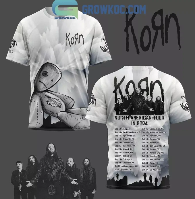 Korn North America Tour In 2024 Shirt