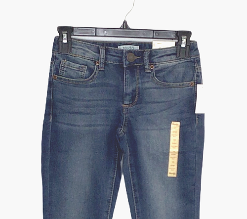 Mudd Skinny Jeans Girls Size 10 Blue Denim Pants Adjustable Waist (4315) - Picture 2 of 8