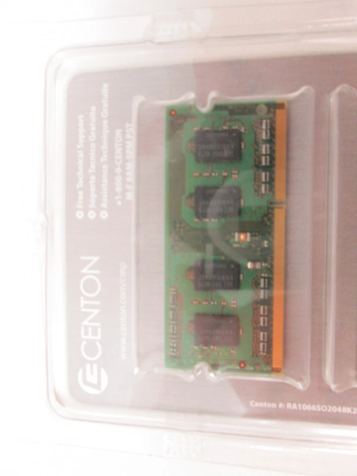 Centon Memory Power Mac Ready DDR3-1066 4GB SODIMM, 204-pin - Image 4 of 4