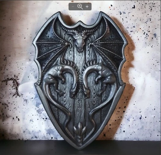 Pintura, Panel Escudo y Dragones Foto 2 de 4