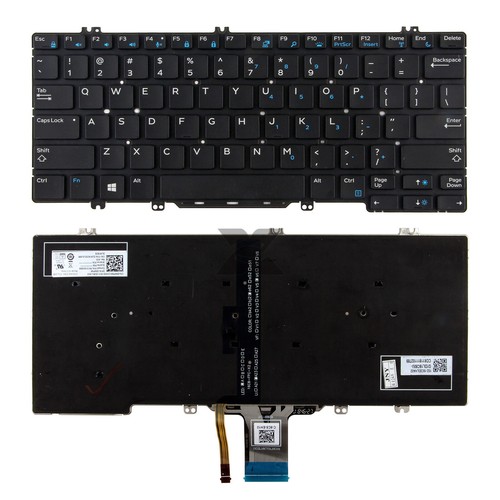 US Keyboard with Backlit for Dell Latitude 5290 7280 7290 7380 7389 7390 - Picture 19 of 23