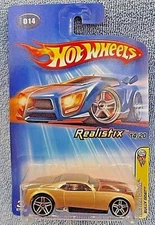 2005 Hot Wheels #14 First Editions-Realistix 14/20 BULLY GOAT Gold w/Pr5 Spokes