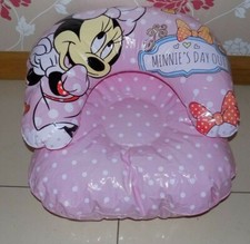 CHILD'S  inflatable  SWIM AID PINK SEAT MINNE MOUSE   USED