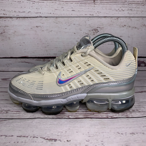 Nike Womens Cream Silver Air Vapormax 360 Sneakers Shoes CK2719-200 Size  6.5 | eBay