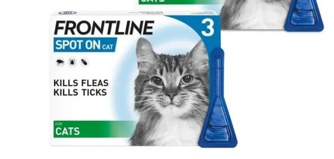 FRONTLINE® SPOT-ON Flea & Tick Treatment for Cats 3 Pipettes