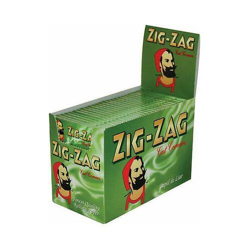 1000 ZIG ZAG GREEN RIZLA/ROLLING PAPERS 20 PACKS X 50 PAPERS - Picture 1 of 1