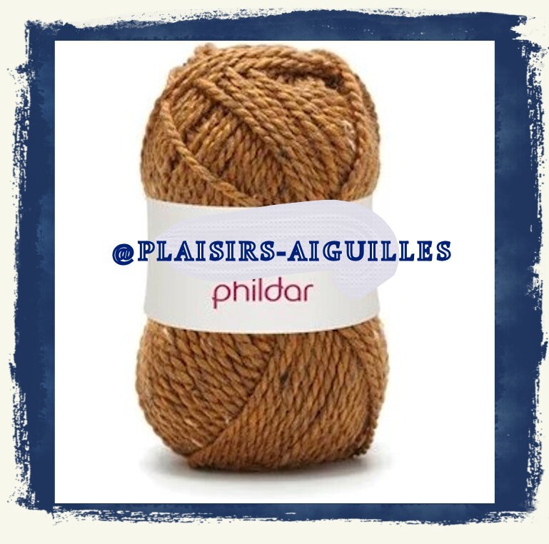 Laine PHIL RANDONNEES HAVANE 14 pelotes neuves pour finir vos grands tricots sans manque