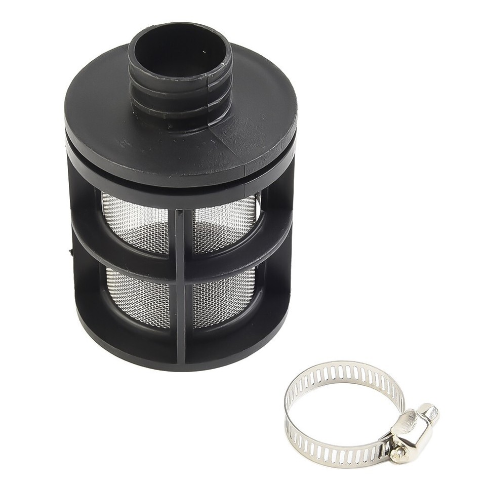 High Quality Air Filter Intake Pipe With Clips Black & Chrome Car