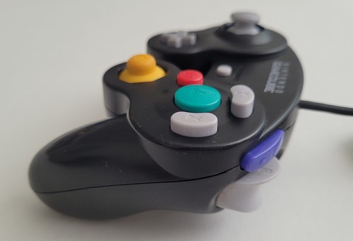 Nintendo Gamecube - Controller Schwarz / Schwarz - Bild 7 von 7