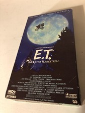 Original 1988 E.T. the Extra-Terrestrial VHS Spielberg - Green And Black Tape