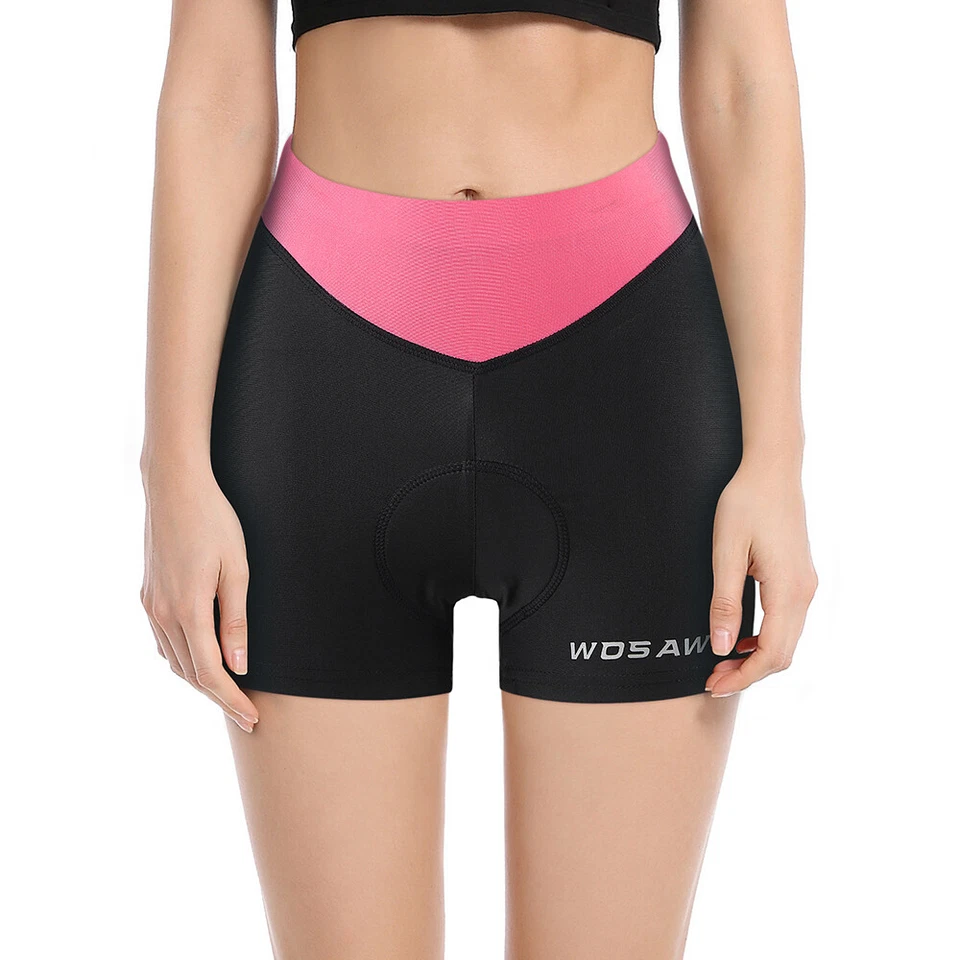 WOSAWE Women Riding Breathable Shorts Cycling 3D Gel Padded Stretchy Underwear - Image 2 of 4