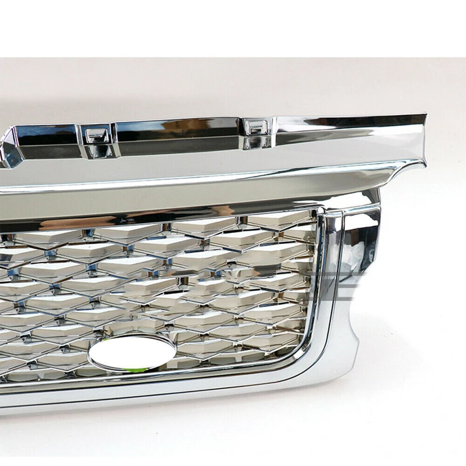 Parachoques delantero cromado de admisión de aire para Land Rover Range Rover Sport 2006-2013 Foto 3 de 3