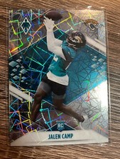 JALEN CAMP 2021 Panini Phoenix Football Rookies Silver Lazer