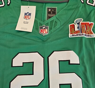 Philly Eagles #26 Saquon Barkley Stitched Kelly Green Retro FUSE