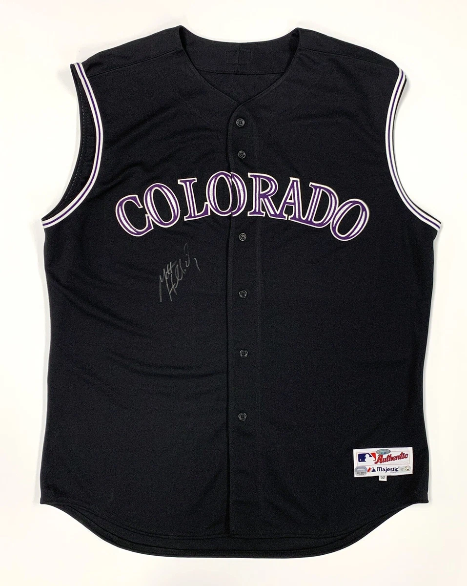 Matt Holliday Signed Colorado Rockies Jersey Tri Star MLB Mounted Memories