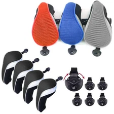 4pcs/Set Golf Hybrid Wood Club Covers UT Rescue Cover Hybrid Head Covers