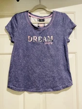 Laura Ashley Pajama Top Dream More Women’s Medium Purple 