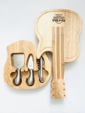 Hard Rock Las Vegas The Legacy Collection Guitar-Shaped Cheese Board and Tools