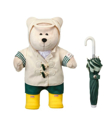 Starbucks Korea X Hunter 2024 Rainy Bearista Plush Doll | eBay