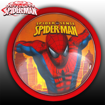 Marvel Spiderman Nachtlicht Kinderlampe Lampe Kinderzimmerlampe Drücklicht