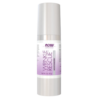 NOW Wrinkle Rescue Moisturizer 2 oz, Clinically Tested Sepilift DPHP & Lanablue