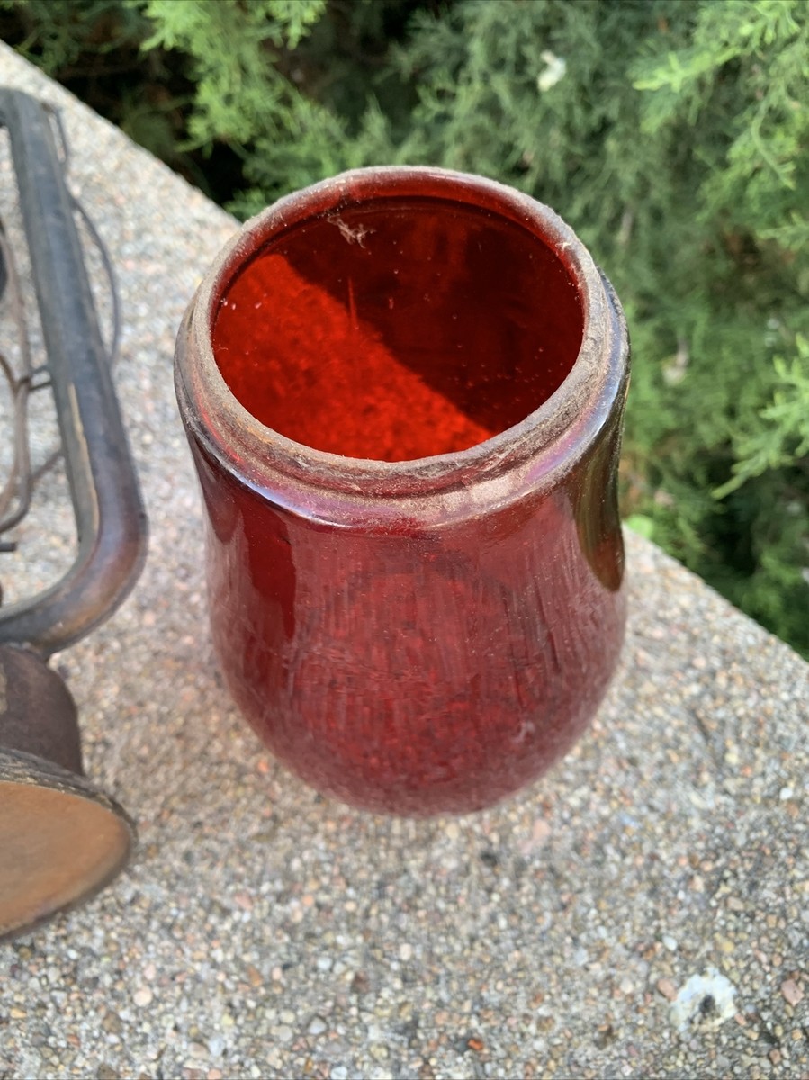 Dietz Hy Lo Lantern W/Red Globe | eBay