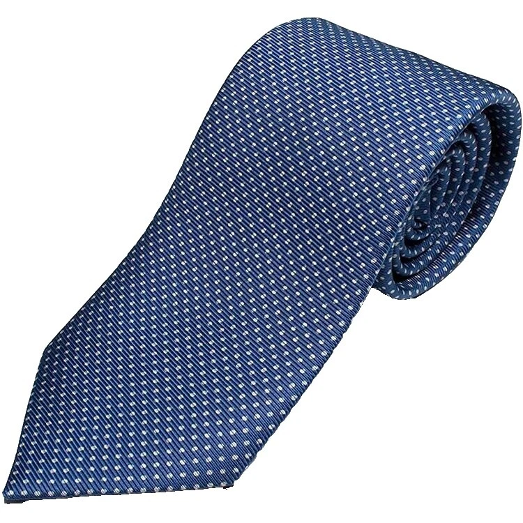 Polka Dot 100% Corbatas de seda para hombres
