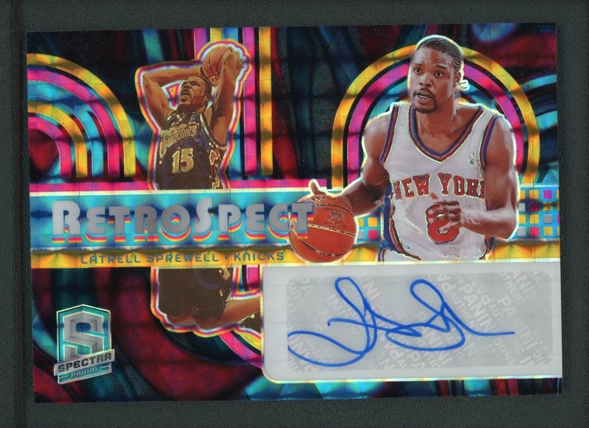Panini Latrell Sprewell Basketball Sports Trading Card Singles for 