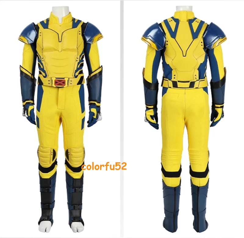 Deadpool & Wolverine Wolverine Boys Cosplay Costume Suit Kids Jumpsuit Outfits - Image 3 of 4