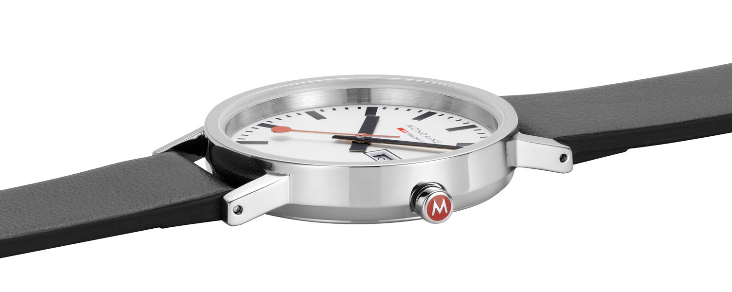 Excel Ränder Passen Nicht Auf Die Seitengröße Mondaine+Wrist+Watch+IN+Unisexgr%C3%B6%C3%9Fe+Classic+Black+1+13%2F32in