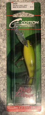 Cast/Troll Cordell Deep Wally Diver Lure CD622 in Perch for Walleye/Bass/Pike