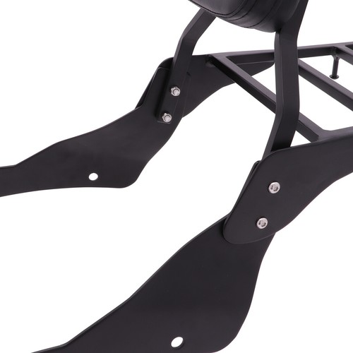 Portaequipajes con barra de respaldo Sissy para Yamaha V-Star XVS400 XVS650 Classic 98-13 - Imagen 9 de 14