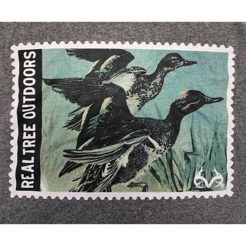Realtree Outdoors Graphic T-Shirt Duck Stamp Print 3X-Large