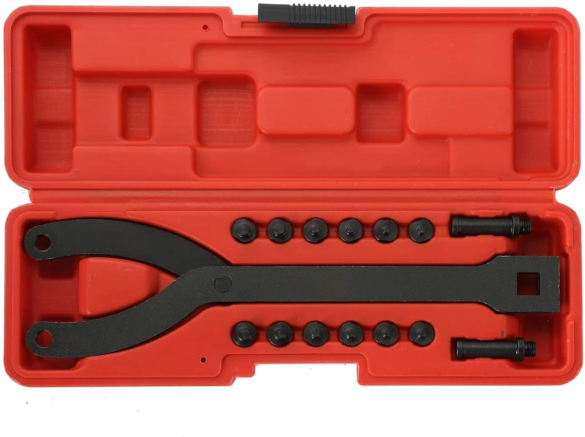 Pin spanner wrench outlet