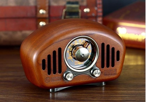 Bluetooth Speaker Retro Wood with AM FM Radio Real Wood Great Sound - Picture 3 of 11