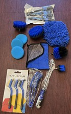 19 Pcs Car Cleaning Kit Detailing Brush Set Auto Detailing Drill Brushes NEW