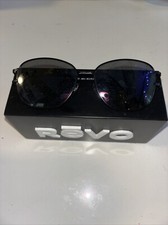 NEW REVO BLACK AUTHENTIC FRAMES SUNGLASSES 55/15/135 W CASE