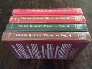 RARE—“THAYER MAGIC QUALITY CATALOG INSTRUCTION” HARDBOUND Volumes 1,2,3,4 (NEW)