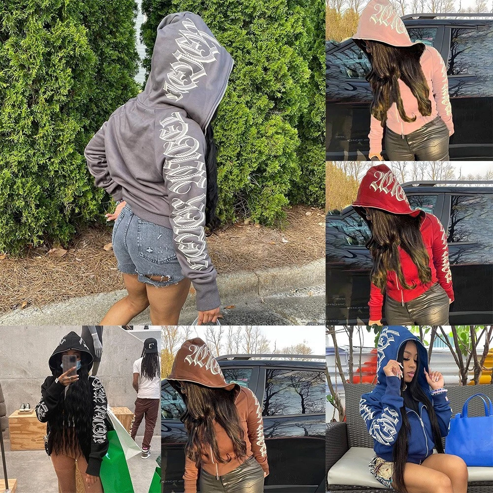 Hoodie Jacket Oversized Hoodies Reliable Winter Women Y2K Vintage Autumn |  eBay