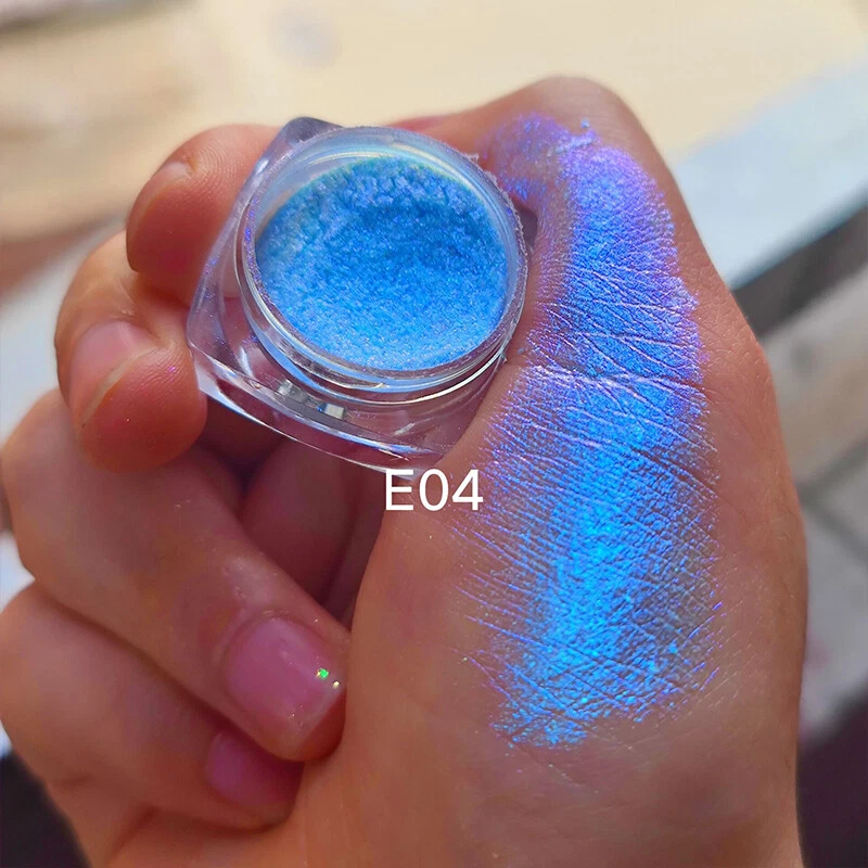 PIGMENT EYESHADOW SHIMMER GLITTER EYE SHADOW CREAM POWDER PALLET MAKEUP - Image 4 of 4