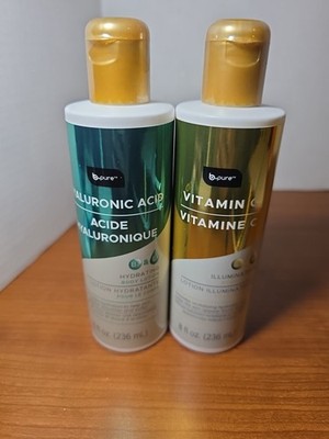 B pure Hyaluronic Acid Body Lotion PLUS B Pure Vitamin C Body Lotion NEW