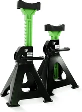 Jack Stand 3 Ton | Adjustable, 2-Piece Set | Extended Lift Height 11.6-17 In
