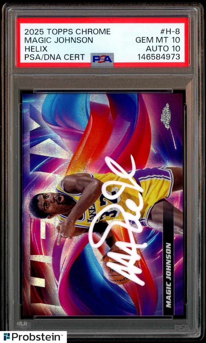 Magic Johnson 10 Graded Basketball Sports Trading Cards