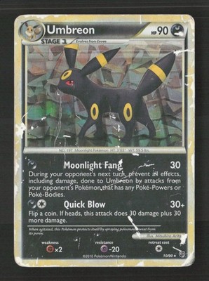 Umbreon - 10/90 (Cracked Ice Holo)  Rare Deck Exclusives 010/090 HP Pokémon TCG