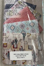 Annie's Creative Quilters Fabric + Pattern Llamaste Collection FQ098 New