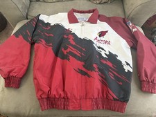 Vintage Pro Line Authentic Phoenix Cardinals Windbreaker Jacket Size XL