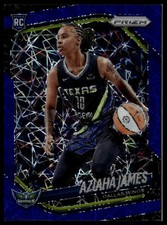 2025 Panini Prizm WNBA #83 Aziaha James Blue Velocity Prizms